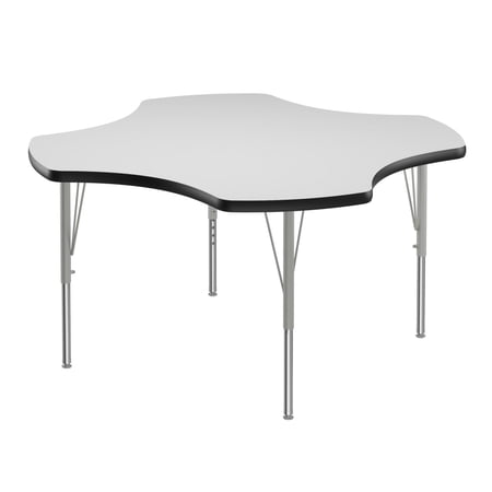 Correll Activity Tables With White And Black Finish A48-CLO-36-14-09