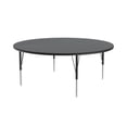 thumbnail image 1 of Correll Deluxe High-Pressure Top Activity Tables, 60x60", ROUND, MONTANA GRANITE, BLACK/CHROME, 1 of 11