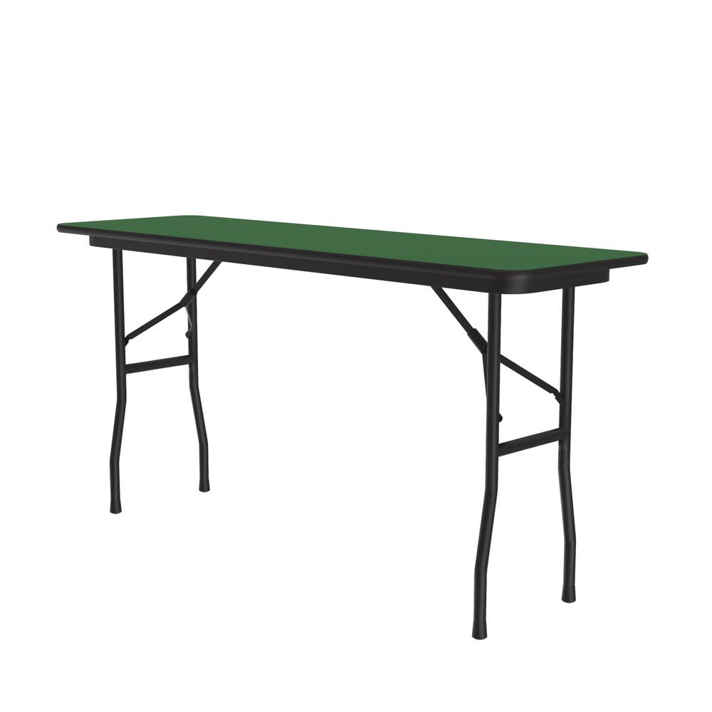 Heavy-Duty Green Portable Folding Rectangular Table 60''x18''