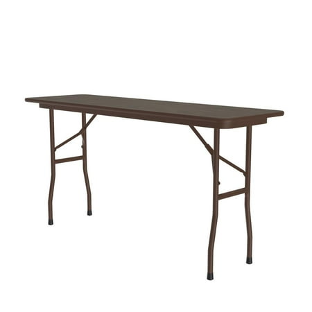 Correll CF1860PX .75 in. High Pressure Top Folding Table, WALNUT