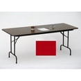 thumbnail image 1 of Correll Cf3696Px-35 .75 Inch High-Pressure Top Folding Tables - Fixed Height - Red, 1 of 4