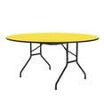 thumbnail image 1 of Correll Deluxe High Pressure Top Folding Table 60x60", 1 of 21