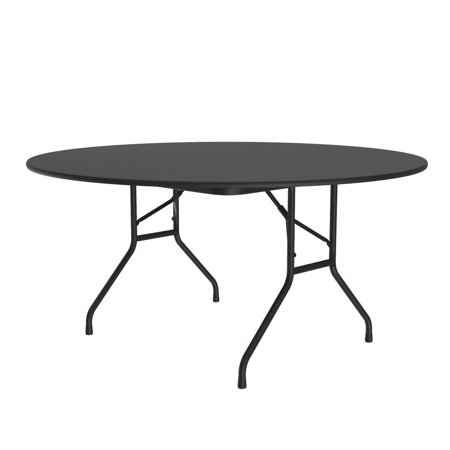Correll Folding Table 62"" Dia. Black (CF60TF-07)