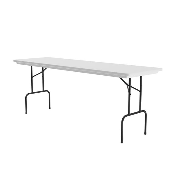 Correll Heavy Duty 30" x 72" Standing Height Blow Molded Folding Table - RS3072