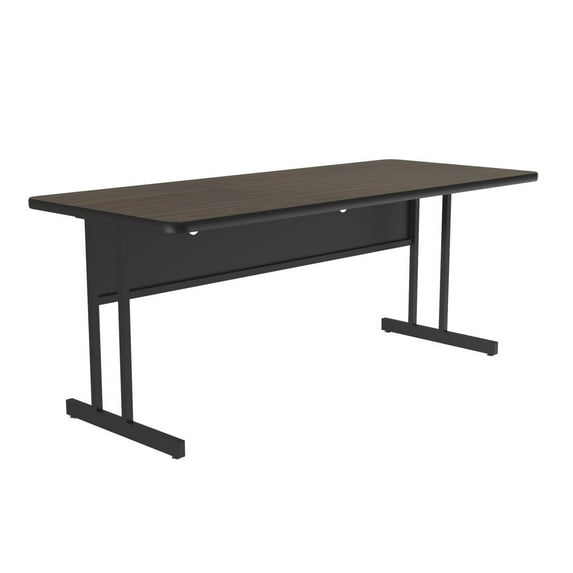 Correll High Pressure Top Computer And Training Tables With Walnut WS3060-01