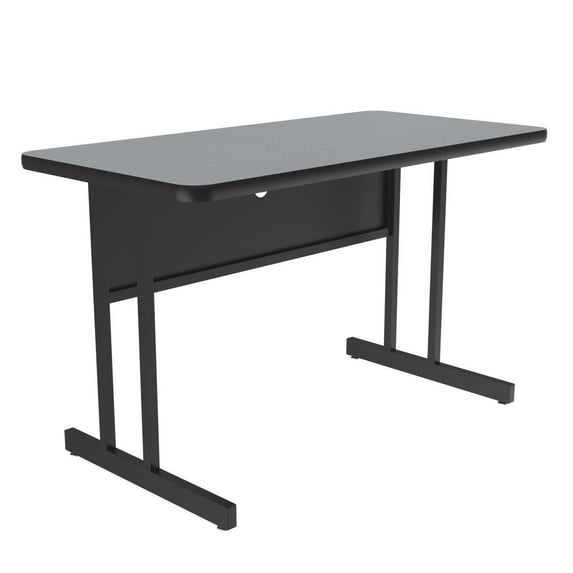 Correll Rectangular Computer And Training Tables With Grey Granite WS2448-15