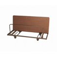 thumbnail image 1 of Correll T288 Table Trucks For Rectangular Tables - Edge Stacking - Brown, 1 of 3