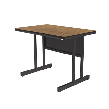 Correll Medium Oak Laminate Top Computer And Training Tables CS3048TF-06
