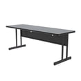 thumbnail image 1 of Correll Cs2460-15 High Pressure Top Computer Keyboard Height Work Station 26 Inch - Grey Granite, 1 of 18