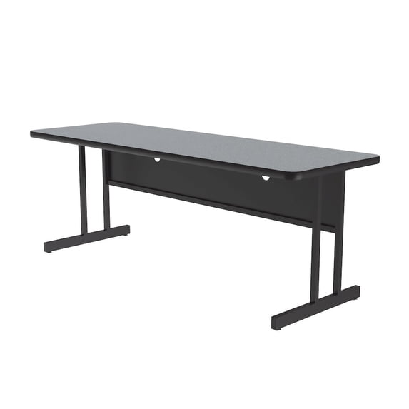 Correll Cs2460-15 High Pressure Top Computer Keyboard Height Work Station 26 Inch - Grey Granite