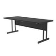 thumbnail image 1 of correll cs3060-07 computer & training table, black granite, 1 of 18