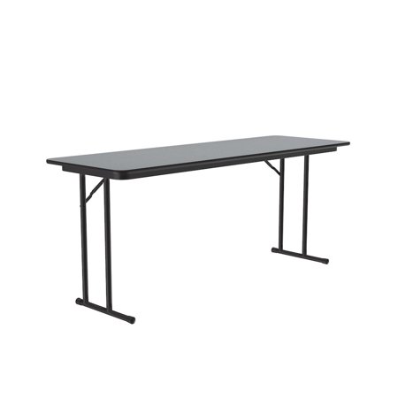 Correll Commercial Laminate Folding Seminar Table with Off-Set Leg 24x96"