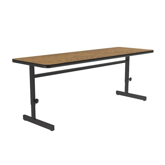 Correll Adjustable Height Commercial Laminate Top Computer/Student Desks 24x72"