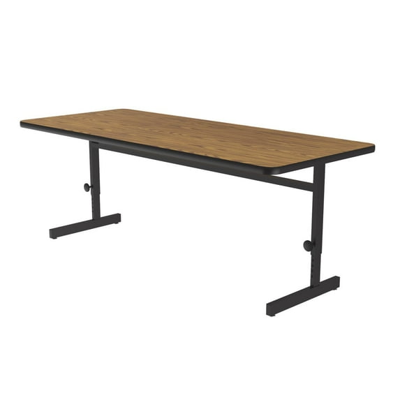 Correll Rectangular Computer And Training Tables With Medium Oak CSA3060-06