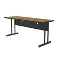 thumbnail image 1 of Correll Rectangular Computer And Training Tables With Medium Oak WS2460-06, 1 of 3