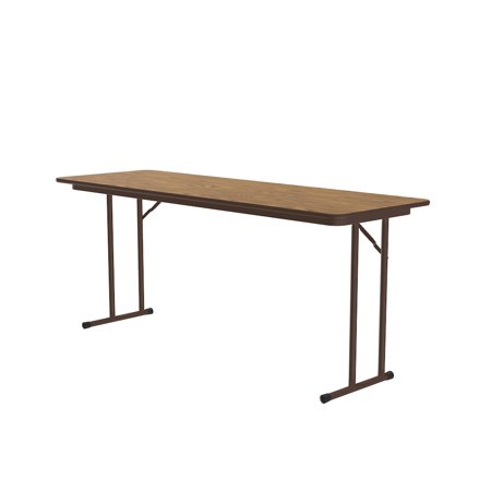 Correll Commercial Laminate Folding Seminar Table with Off-Set Leg 24x72"