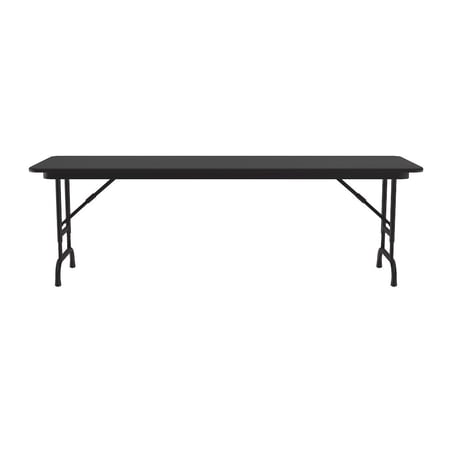 Correll Adjustable Height Thermal Fused Laminate Top Folding Table 24x72"