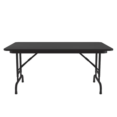 Correll Adjustable Height Thermal Fused Laminate Top Folding Table 30x48"
