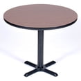thumbnail image 1 of Round Breakroom Table w Cross Base 24 in./22 in. X-Base/White, 1 of 5