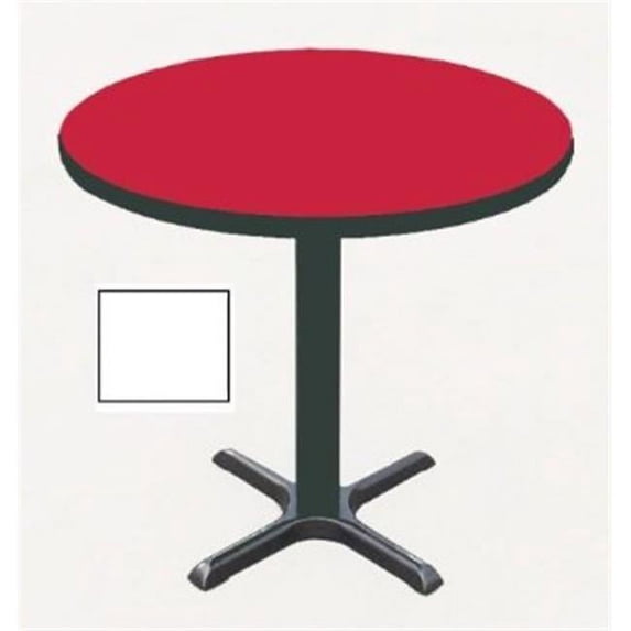 Correll BXT30R Table Height High Pressure Cafe and Breakroom Table, WALNUT
