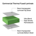 thumbnail image 1 of Correll Table Height Thermal Fused Laminate Café and Breakroom Table 30x48", 1 of 22