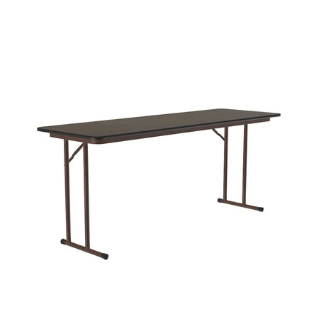 Correll Commercial Laminate Folding Seminar Table with Off-Set Leg 24x96"