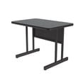 thumbnail image 1 of Correll WS2436-55 1.25 in. High Pressure Rectangular Top Computer & Training Tables, Montana Granite - 24 x 36 in., 1 of 4