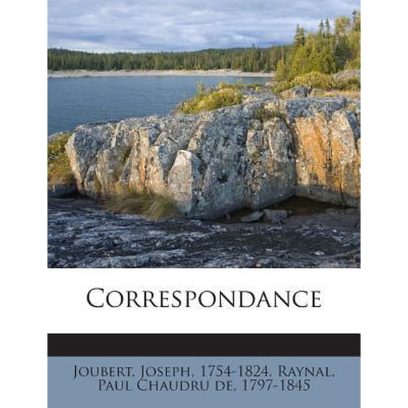 Correspondance Paperback