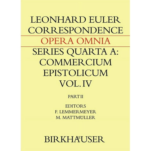 Correspondence of Leonhard Euler with Christian Goldbach: Volume 2, (Hardcover)