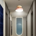 thumbnail image 1 of Corridor Ceiling Light, Modern LED Hallway Light Fixture with Solid Wood and Acrylic Lampshade, Rustproof and Durable Ceiling Lamp for Balcony, Entrance, Bedroom, Living Room and Home Lighting, 1 of 6