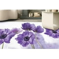 thumbnail image 1 of Corridor Rugs, Flower Rugs, Purple Rug, Purple Flower Rugs, Popular Rugs, Botanical Rug, Gift Rugs, Easy To Clean Rugs, Bedroom Rugs, 3.9'x5.9' - 120x180 cm, 1 of 8