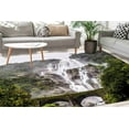 thumbnail image 1 of Corridor Rugs, Landscape Rugs, Thin Rug, Step Rug, Entry Rug, Waterfall Rugs, Waterfall Landscape Rugs, Non Slip Rugs, Modern Rugs, 2'x3' - 60x90 cm, 1 of 8