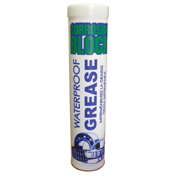Corrosion Block High Performance Waterproof Grease - 14oz Cartridge - Non-Hazmat, Non-Flammable & Non-Toxic | Bundle of 2