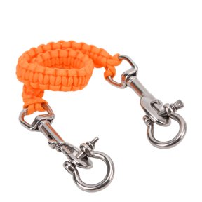 Corrosion-Resistant Diving Camera Tray Handle Rope - Underwater Camera Lanyard Strap, Orange