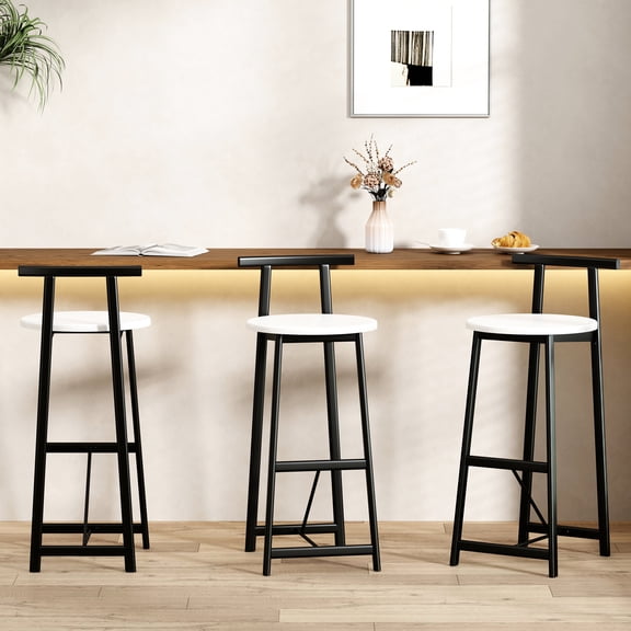 Corrosion-Resistant MDF Bar Stools/Quick Assembly for Various Settings
