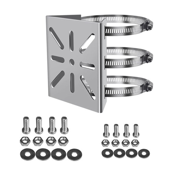 Corrosion Resistant Stainless Surveillances Mounting Bracket For CCTV Cameras Industrial Use Includes Complete Fasteners