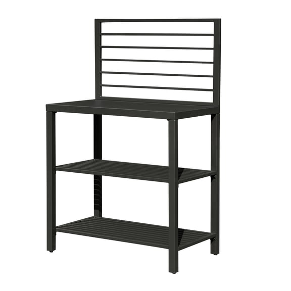 Corrosion-resistant Frame, Spacious Worktop - Outdoor Kitchen Food Prep Table