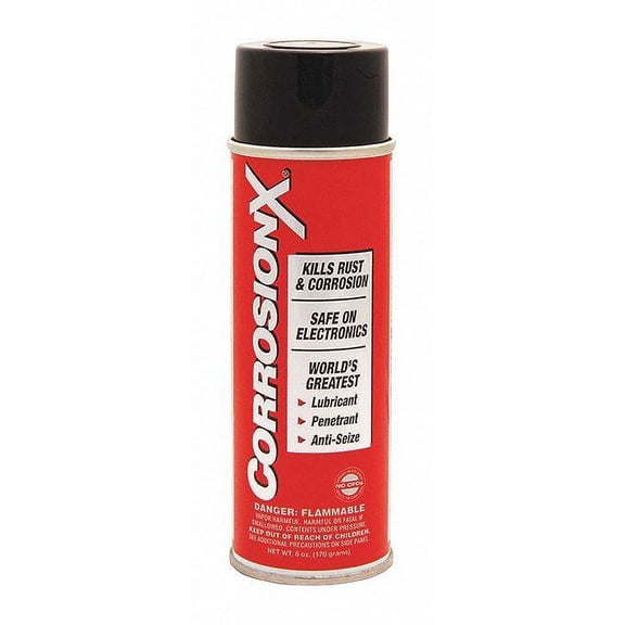 CorrosionX 90101 Machine & Tool Lubricant Aerosol Can, 6 oz - 200F Max Temp
