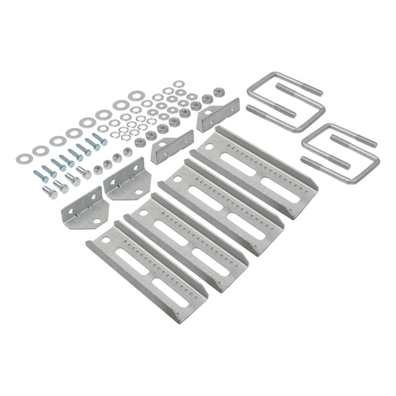 Corrosions Resistant Boat Trailer Bunk Brackets for 1.5"X3", 2"X3", 3"X3" Crossmember Secure Transport