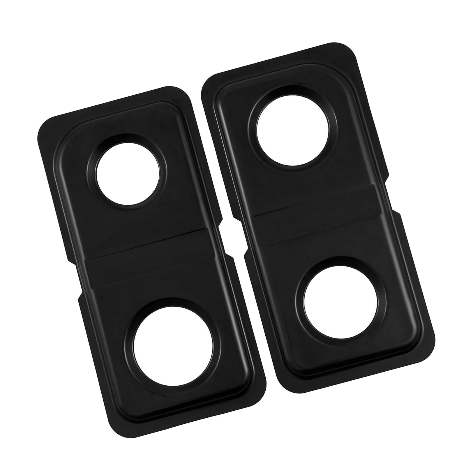 Corrosions Resistant Burners Drip Pans Pair for Oven Maintenance Smooth Surfaces Cleaning Droping Trays Quick Easy Setup
