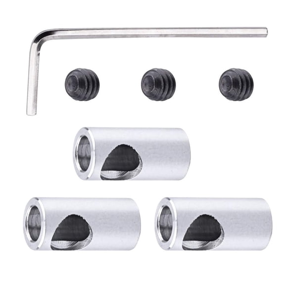 hejhncii Vibration Proof 5mm Motor Shaft Coupler Durability Metal Component for Machinery