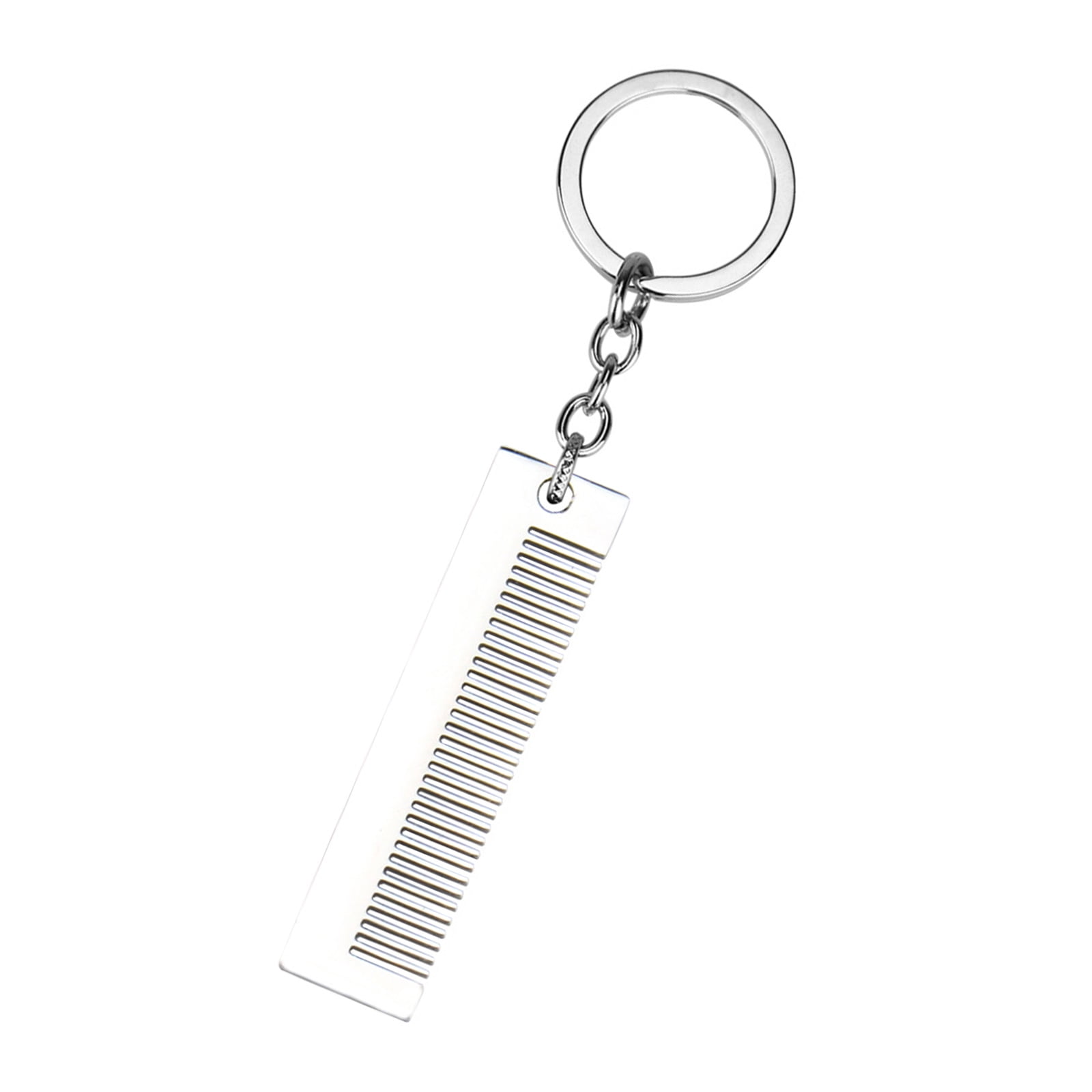 Corrosions resistant Metal Keychain Pocket Comb with Keyring Travel ...
