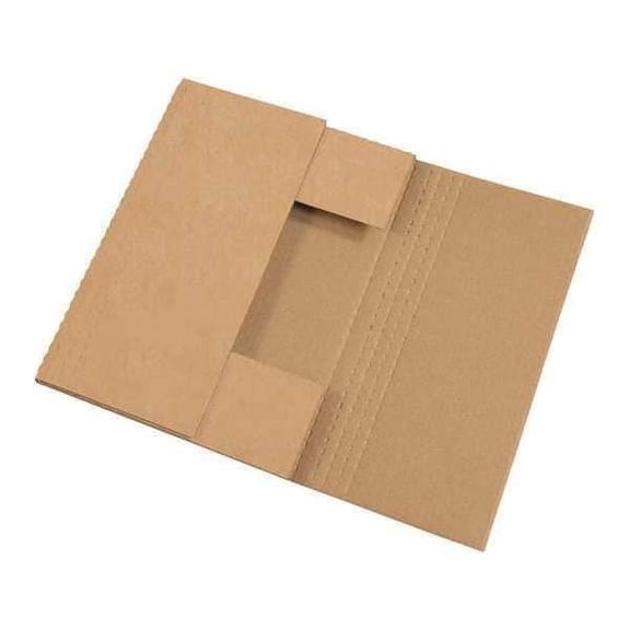 Box Partners Easy-Fold Mailers 17.25" x 11 1/4" x 2" Kraft 50/Bundle M17112BFK
