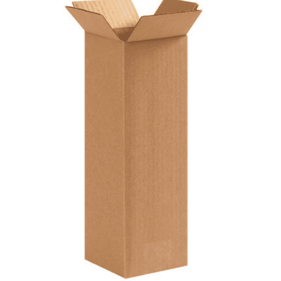Corrugated Box 5 1/8 x 4 5/8 x 14 for Bottle Shipper Inserts