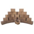 Corrugated Cardboard Boxes 10 x 10 x 10 Inch 25 Pack Brown Shipping ...