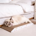 thumbnail image 1 of Corrugated Cardboard Cat Scratching Board, Reversible Claw Sharpener Scratch Pad for Indoor Cats, Durable Recycled Paper Scratcher Toy, Furniture Protector for Kittens and Adult Cats, 1 of 6