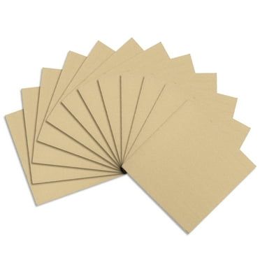 Uxcell Corrugated Cardboard Sheets 3mm 10x14 Inch - 4 Pack For Packing & Crafts