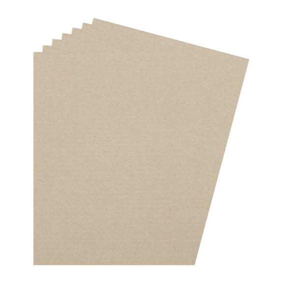 Corrugated Cardboard Paper Sheets,  3.9x5.9 Inch/Brown/10 Pcs