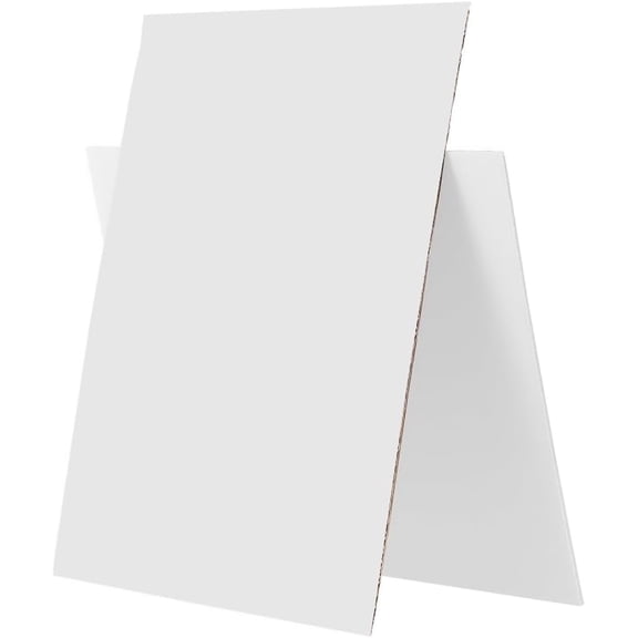 Corrugated Cardboard Sheets 38x26 | 25 Pack 3/32 Thick | Premium Craft Sheets for DIY, Packaging, Shipping, Inserts, Dividers, Mailing & School Projects | Made in USA (All White/E Flute)$$Other