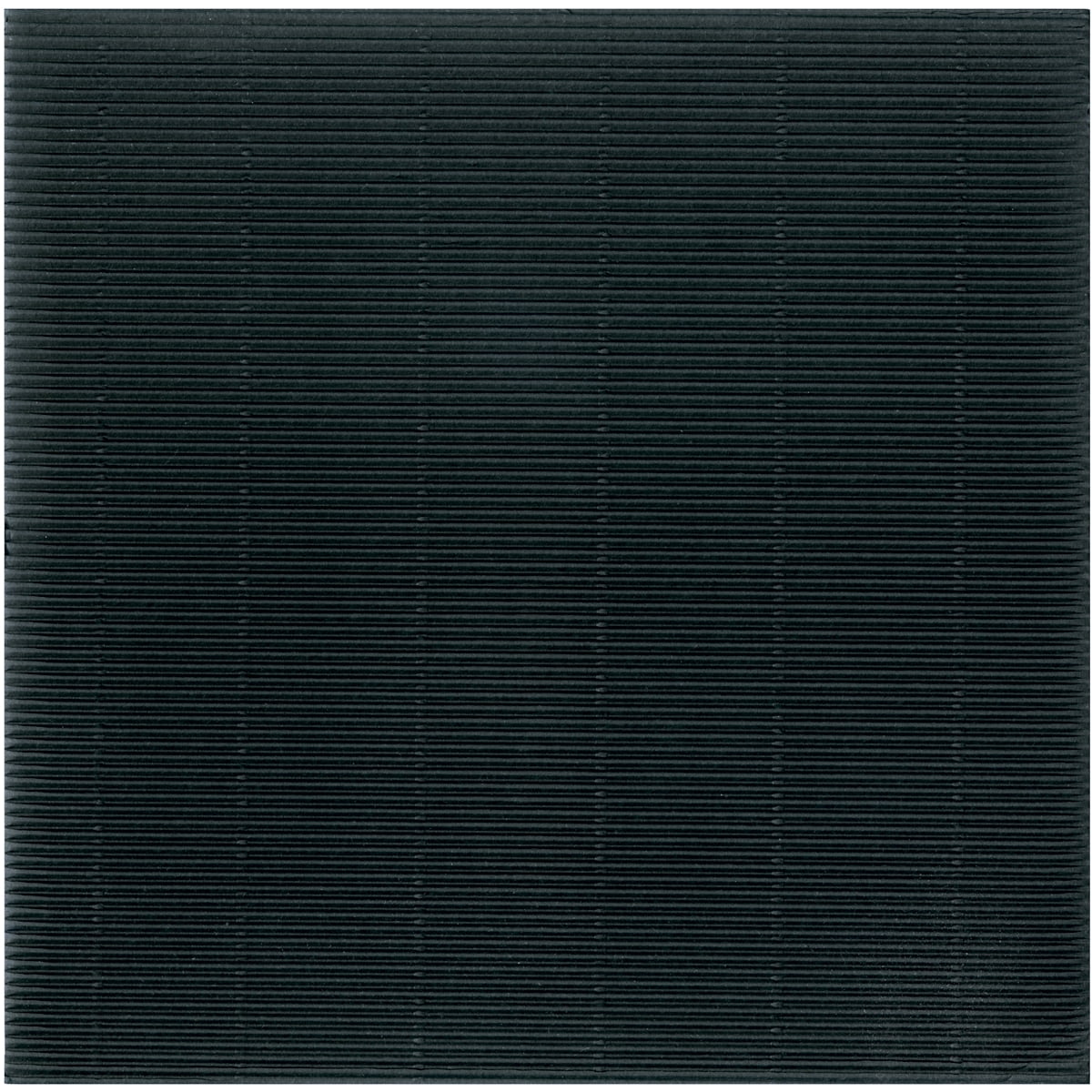 Corrugated Cardstock 12"X12"Black